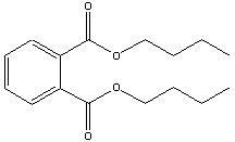 chemical structure of Di-n-butyl Phthalate
