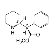 Chemical structure of Methylphenidate