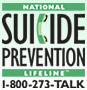 Suicide Prevention Lifeline: 1-800-273-TALK (8255)