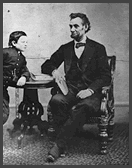 Abraham Lincoln and son Thaddeus (Tad)