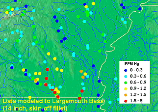 Sample map image displaying data points