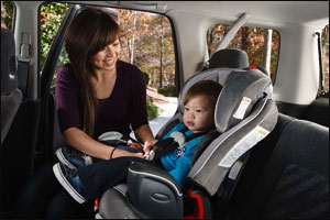 Infant in car seat