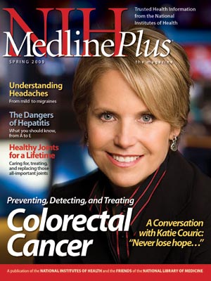 Cover of NIH MedlinePlus the Magazine Spring 2009 Issue