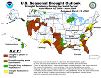 Drought outlook 2009.