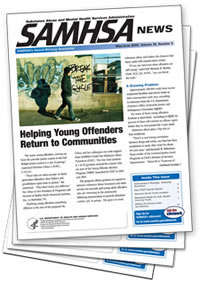 Cover of SAMHSA News Latest Issue - Click here to read