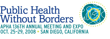 SAMHSA Exhibiting at Public Health Without Borders - APHA 136th Annual Meeting and Expo, October 25-29, 2008, San Diego, California