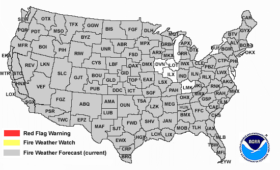 US Map Firewx 