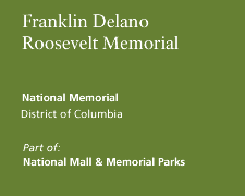 Franklin Delano Roosevelt Memorial National Memorial