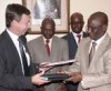 Mr. Jay Smith and Mr. Abdoulaye Diop signed an agreement with the Millennium Challenge Corporation