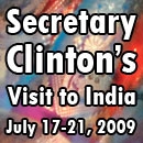 Secretary Clinton's visit to India