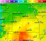 National Digital Forecast Database Maximum Temperature Forecast