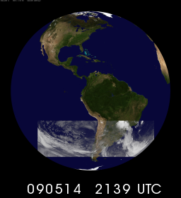 Current GOES East overview image