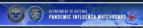 DoD Pandemic Influenza Watchboard banner