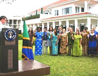 Thirty two Peace Corps Volunteers sworn-in
