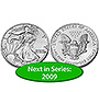2009 American Eagle Silver Uncirculated Coin Subscription - $25.95 per unit