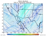300 mb wind  image from the latest RUC model run