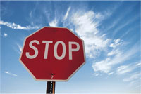 Stop sign