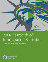 Cover of the 2008 Yearbook of Immigration Statistics