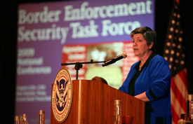 Secretary Napolitano speaks at Border Enforcement Security Task Force