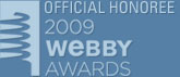 Official Honoree - 2009 Webby Awards