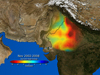 visualization of India showing groundwater data