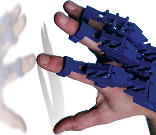 Bionic science - Mesofluidic exoskeletons equipped with an array of sensors will enable remotely controlled "hands" to have the same dexterity as a human hand.