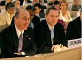 Date: 06/19/2009 Location: Geneva, Switzerland Description: Charge d'Affaires, a.i., Mark C. Storella and Political Officer Mark Cassayre at UN Human Rights Council Organizational Meeting of the 4th Cycle © USUN Geneva