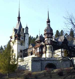 The Peles Castle, Sinaia, Romania, March 2001. [© AP Images]