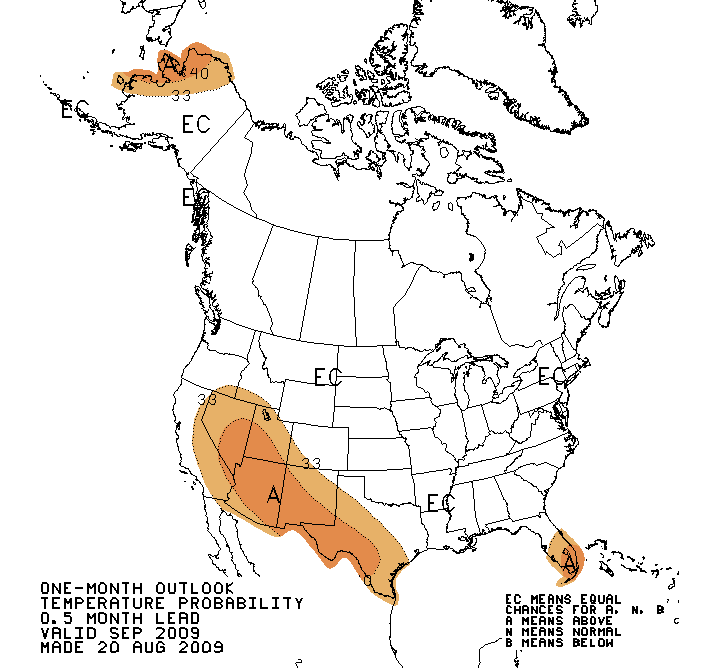 CPC 30 Day Temperature Outlook