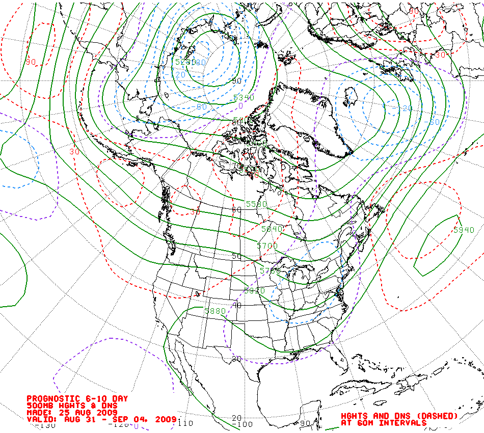 CPC 6 To 10 Day 500-mb Outlook