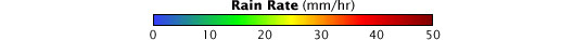 Color bar for Tropical Storm Enrique