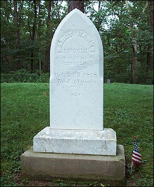 [Photo] Nancy Hanks Lincoln gravesite, Lincoln Boyhood National Memorial