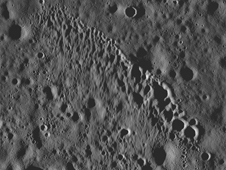 LROC image of the lunar surface