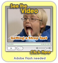 Strep Test Video Image