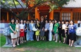 Ambassador Kathleen Stephens welcomes participants in the 4th Women’s Leadership Seminar to her residence.