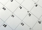 Calendar, click to go to Lead web events calendar