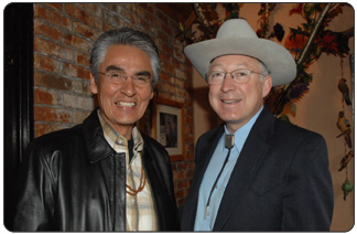 Secretary Salazar and Navajo Nation President Joe Shirley