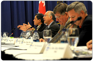 Secretary Salazar spoke at a plenary session on renewable energy at the annual meeting of the Western Governors Association in Park City, Utah. (Photo credit: Tami A. Heilemann - DOI)