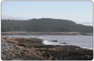 Coastline of Acadia National Park in Maine.  (Photo credit: Tami A. Heilemann - DOI)