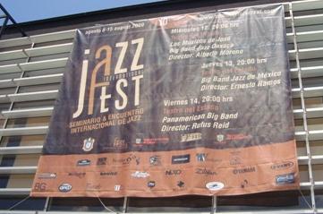 Cartel del  JazzFest 2009 en Xalapa, Veracruz