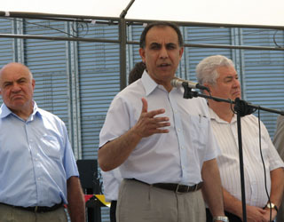 Ambassador Asif J. Chaudhry participates in the opening of a new terminal 