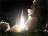 Europe's Spaceport Ariane 5 rocket gets launched in Kourou, French Guyana