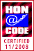 HONcode accreditation seal.