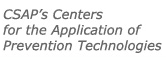 CSAP's Centers for the Application of Prevention Technologies