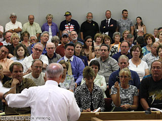 Howard Dean & Rep. Moran Lead  A Town Hall in Reston, VA