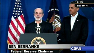 Pres. Obama to reappoint Fed. Chair Bernanke, U.S. Deficit to Rise