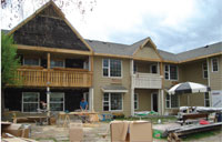 Photo of Cobble Knoll apartments under construction