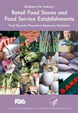 Retail Food Stores and Food Service Establishments Guidance cover