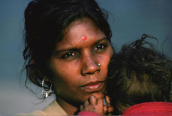 Indian Woman with Child