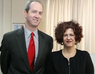 Thomas Kelly with Dina Siegel Vann